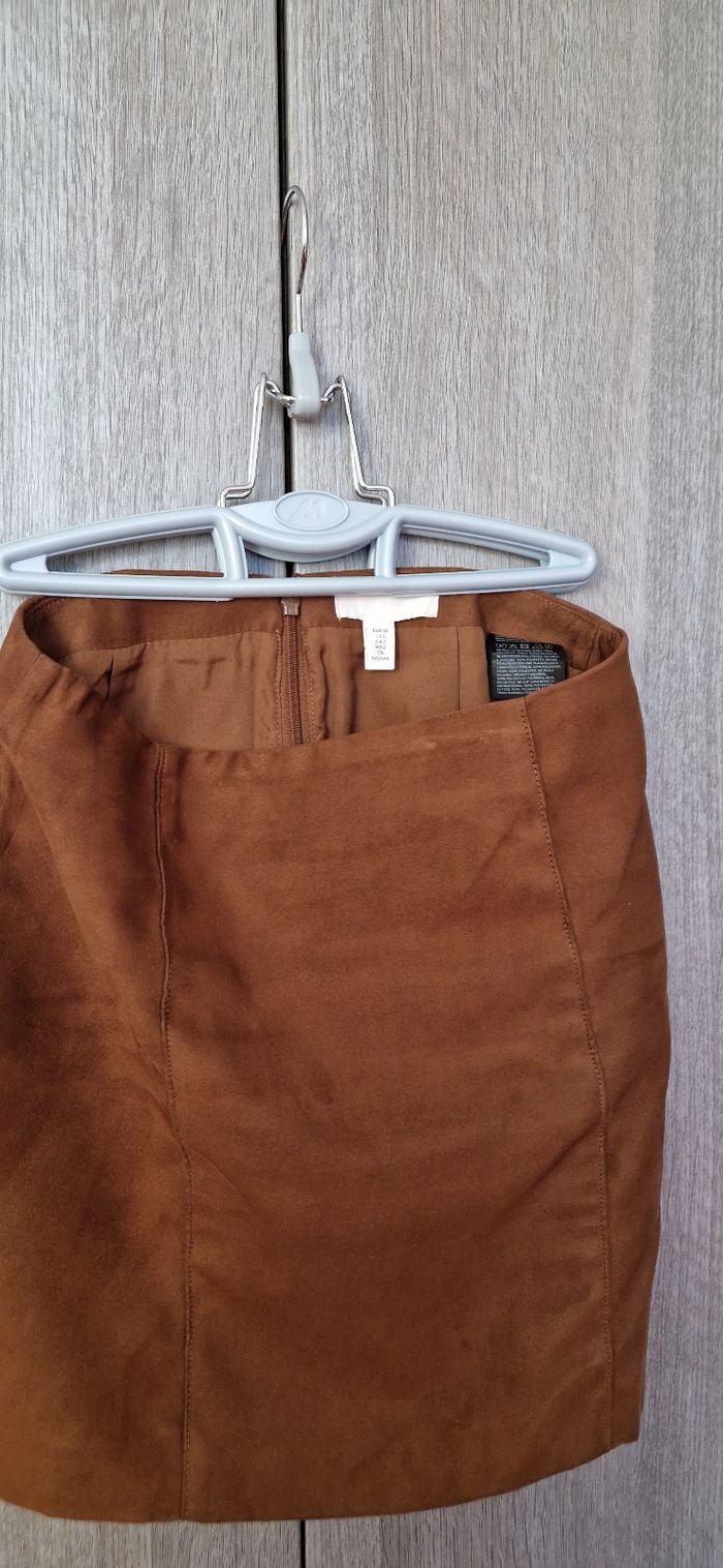 Jupe velours ras - photo numéro 3