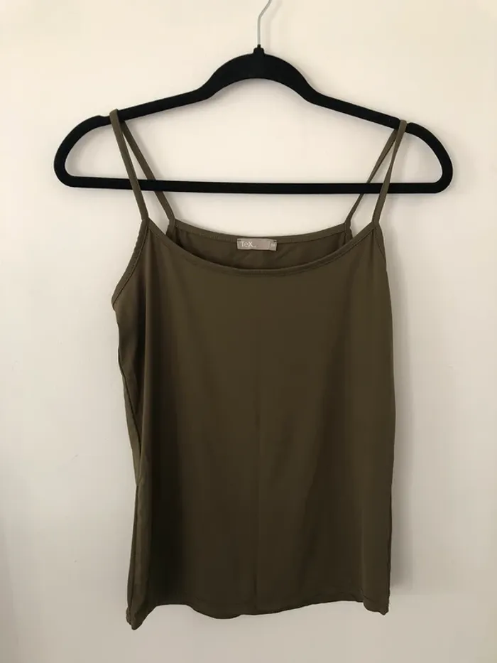 Top kaki polyamide TBE Taille M