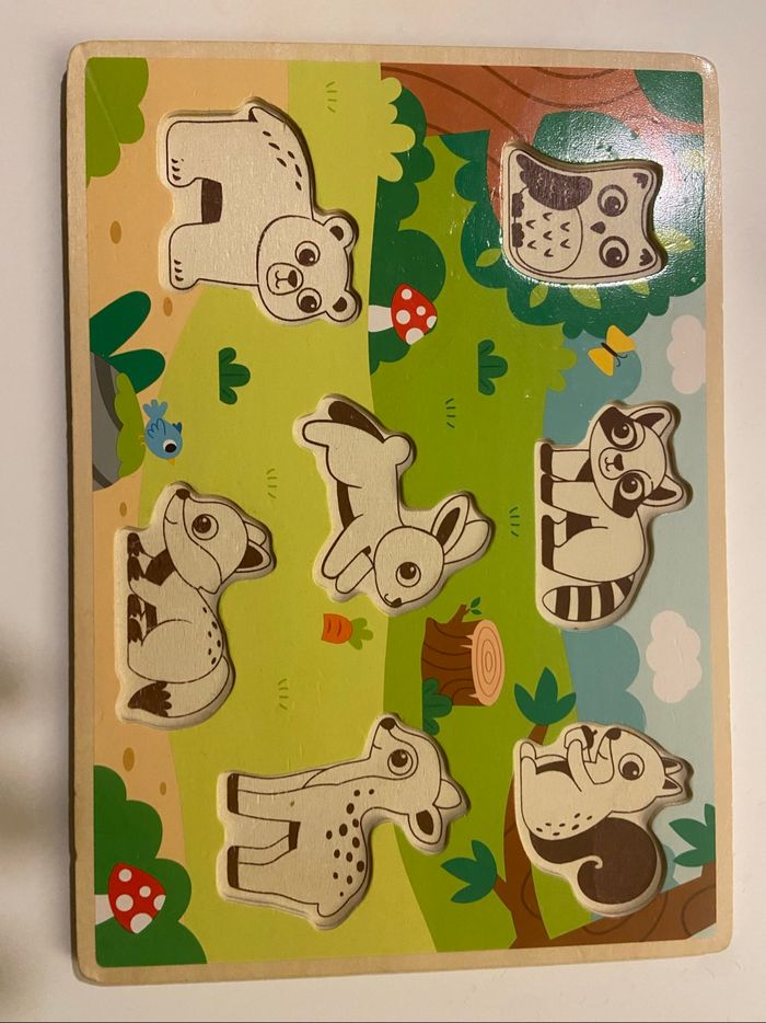 Puzzle encastrable bois - photo numéro 6