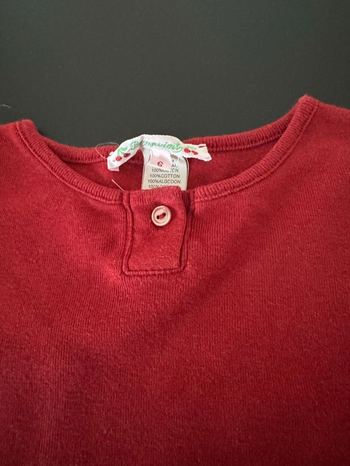 Haut rouge Bonpoint 6 ans - photo numéro 2