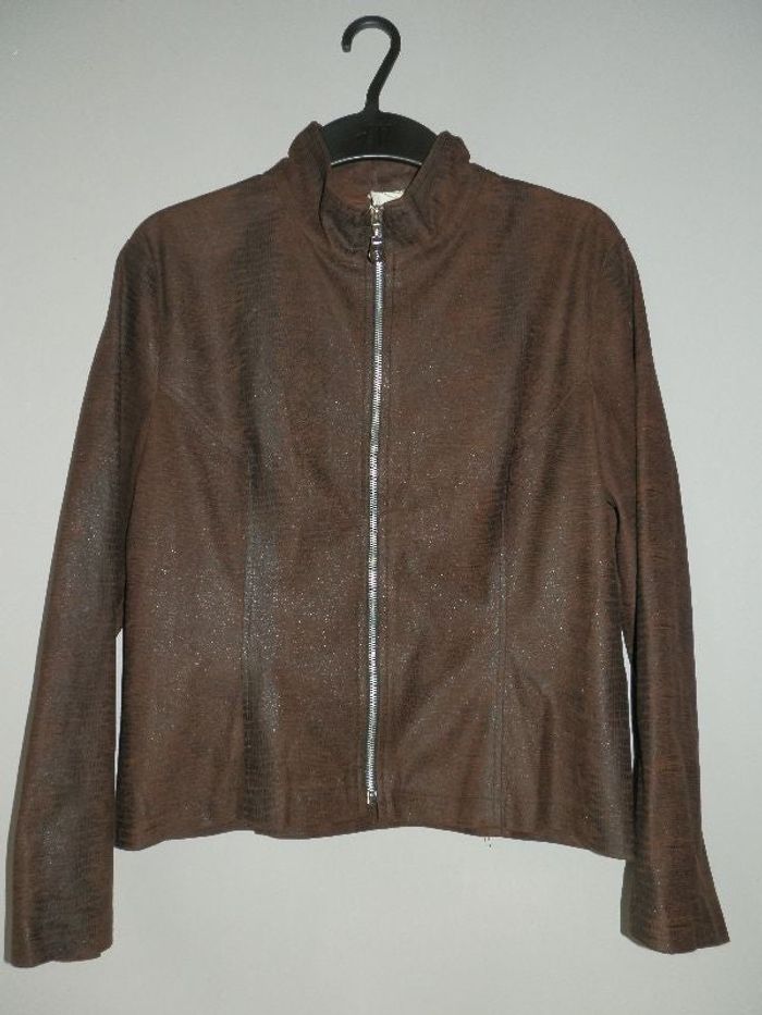 Veste fine en suédine