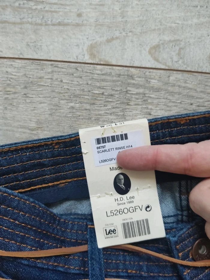 Jeans skinny bleu marine modèle Scarlet - Emma François taille 36 Lee neuf - photo numéro 11