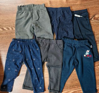 18 mois /6 pantalons et legging marque divers