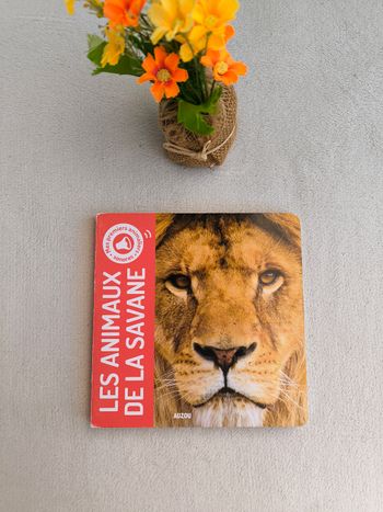 Livre sonore Les animaux de la savane Auzou