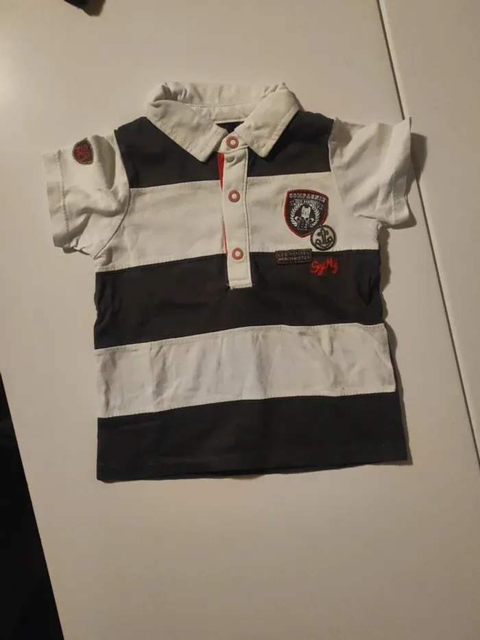 Lot polo t shirt 12 mois 1 an - photo numéro 4