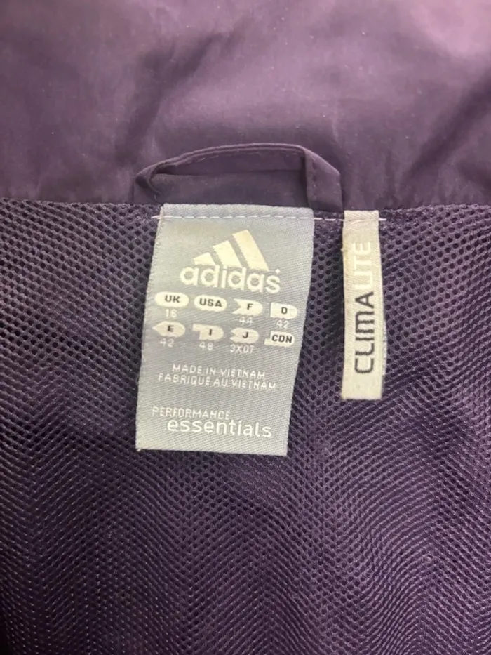 Cortavientos Adidas morado - photo numéro 2