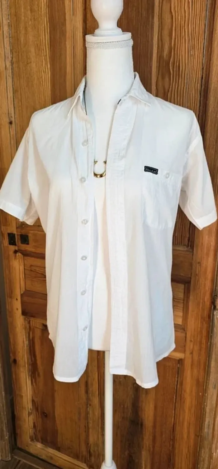 Chemise Blanc du Nil XS mixte - photo numéro 2