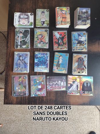 Lot de 248 cartes Naruto kayou