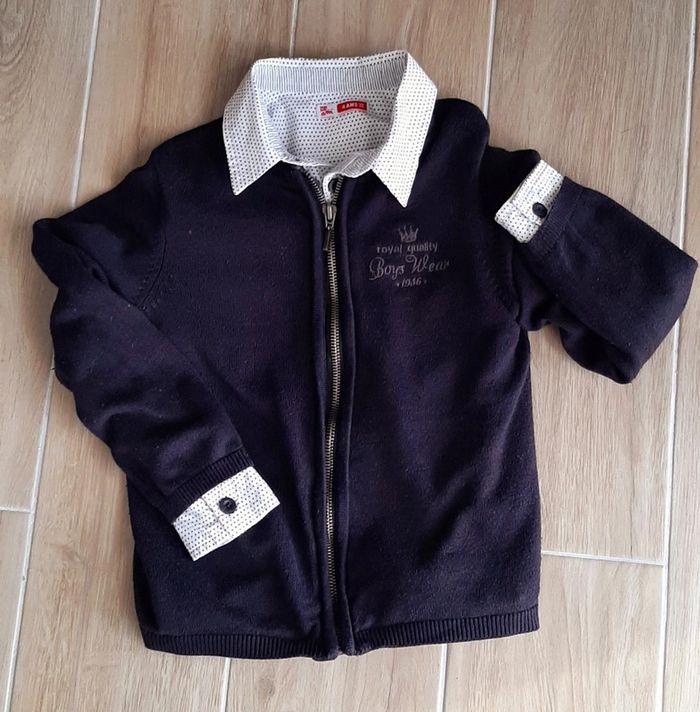 Ensemble gilet chemise et cravate DPAM - photo numéro 2