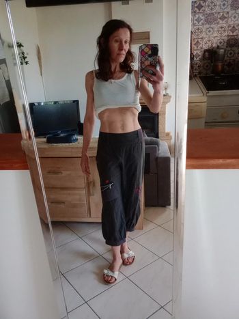 Pantacourt femme 42 fantaisie c54