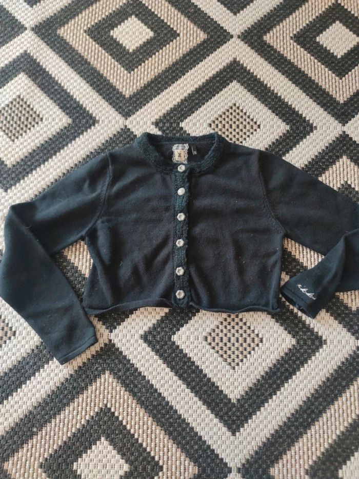 Gilet court 12%laine my IKKS dress 8ans
