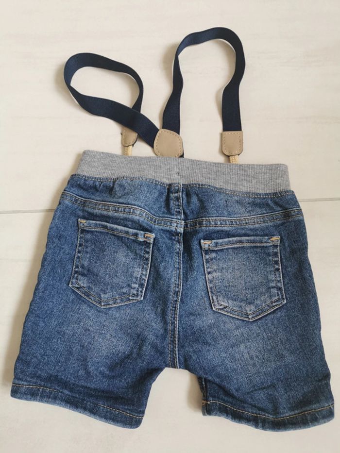 Short en jeans + bretelles - photo numéro 2