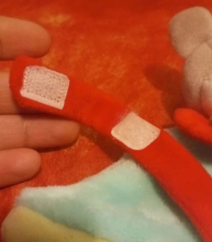 Doudou attache tétine âne baby nat - photo numéro 3