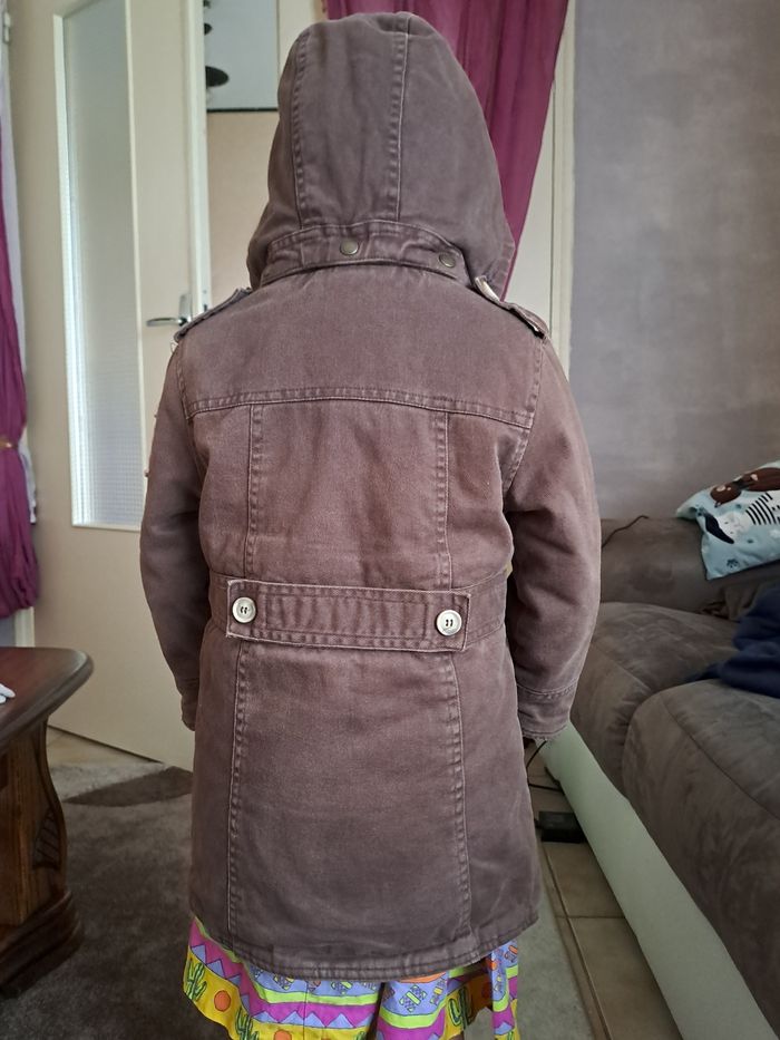 Manteau marron DPAM 4 ans - photo numéro 4