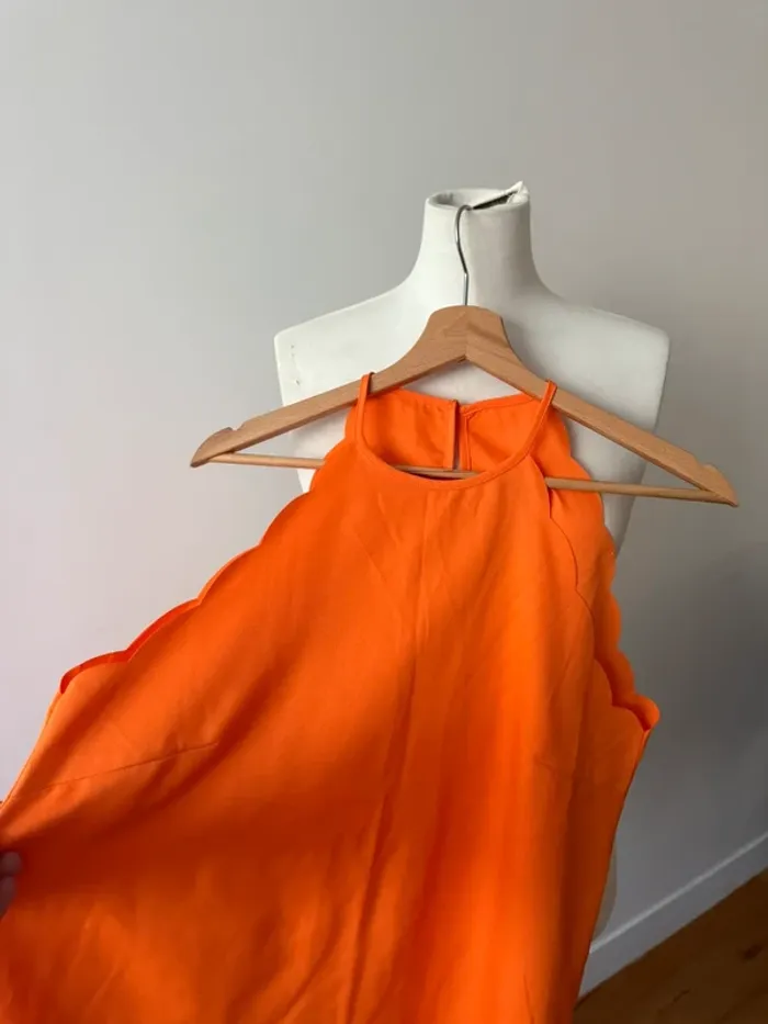 Magnifique débardeur XL/42 orange - photo numéro 2