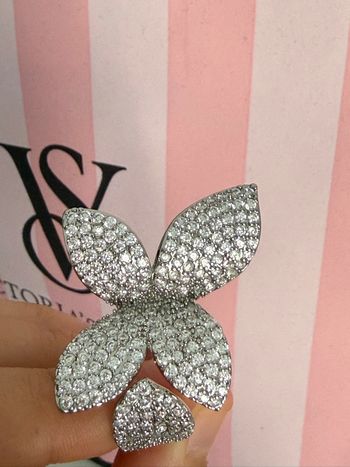 Bague apm Monaco argenté zirconias 