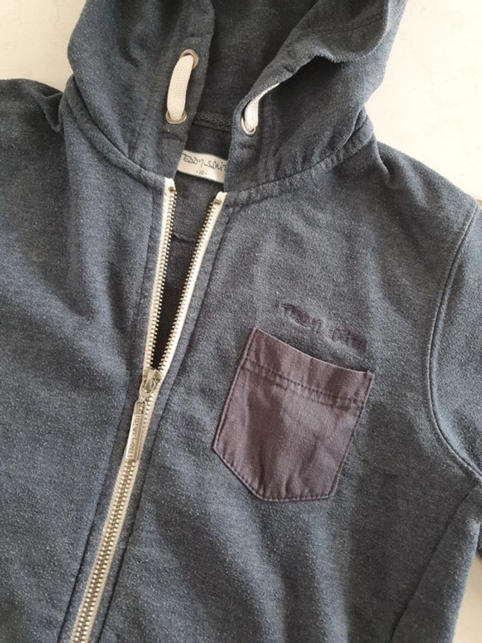 Veste zippée à capuche garçon Teddy Smith 10 ans U14 - photo numéro 4