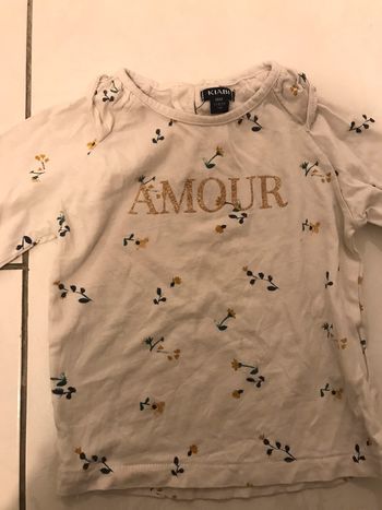 Tee shirt manches longues « amour »