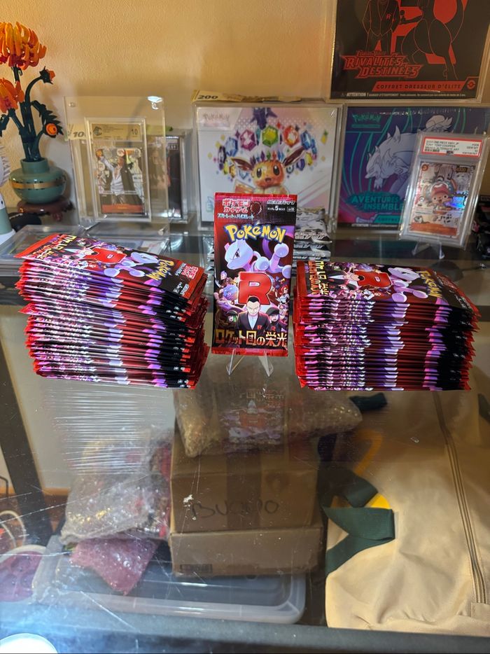 Lots de 100 booster team rocket - photo numéro 3