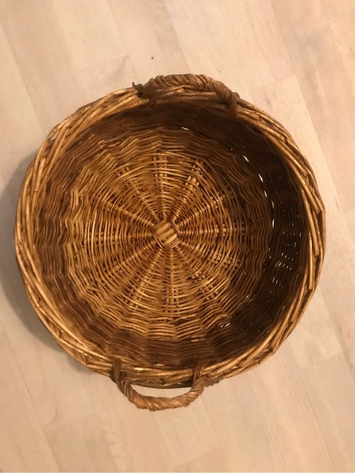 Corbeille artisanale 31 cm de diamètre - photo numéro 2