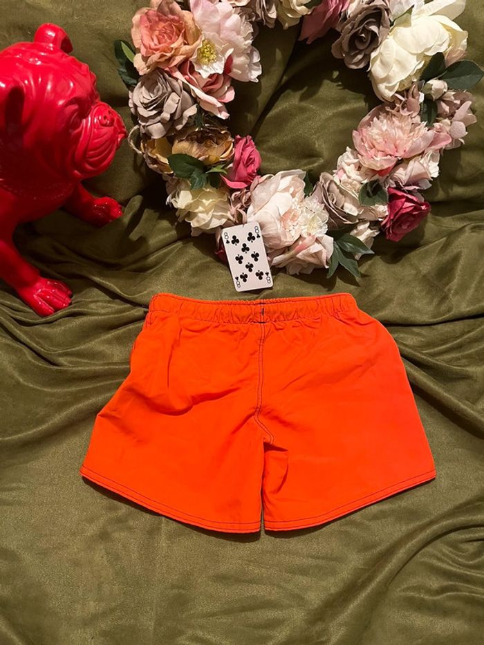 Short de bain orange 8 ans - photo numéro 2