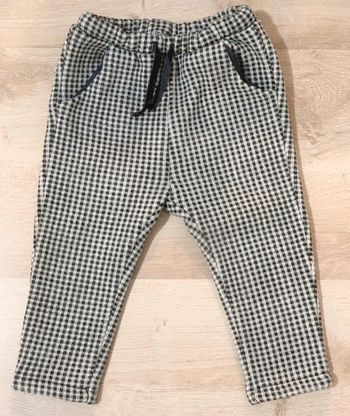 Pantalon Zara chaud 18/24 mois vichy