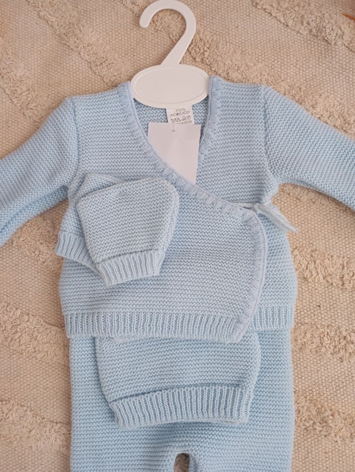 Ensemble naissance complet bleu - photo numéro 2