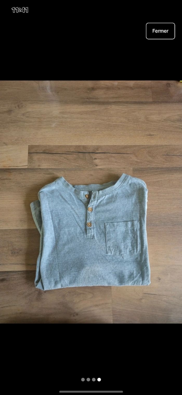 T shirt ML garçon 8 ans - photo numéro 4