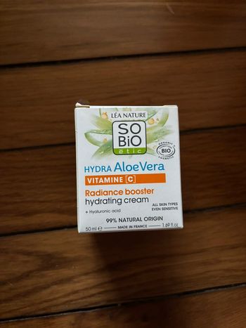 Crème hydratante so bio aloe vera