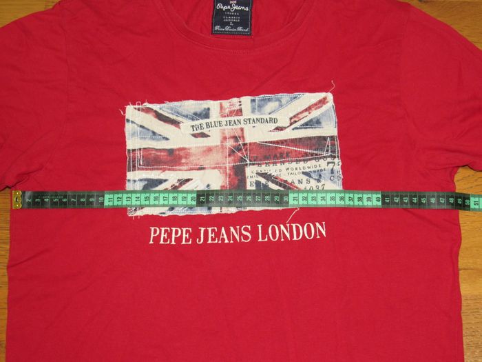 T-shirt Pepe Jeans London rouge - Taille S - photo numéro 5