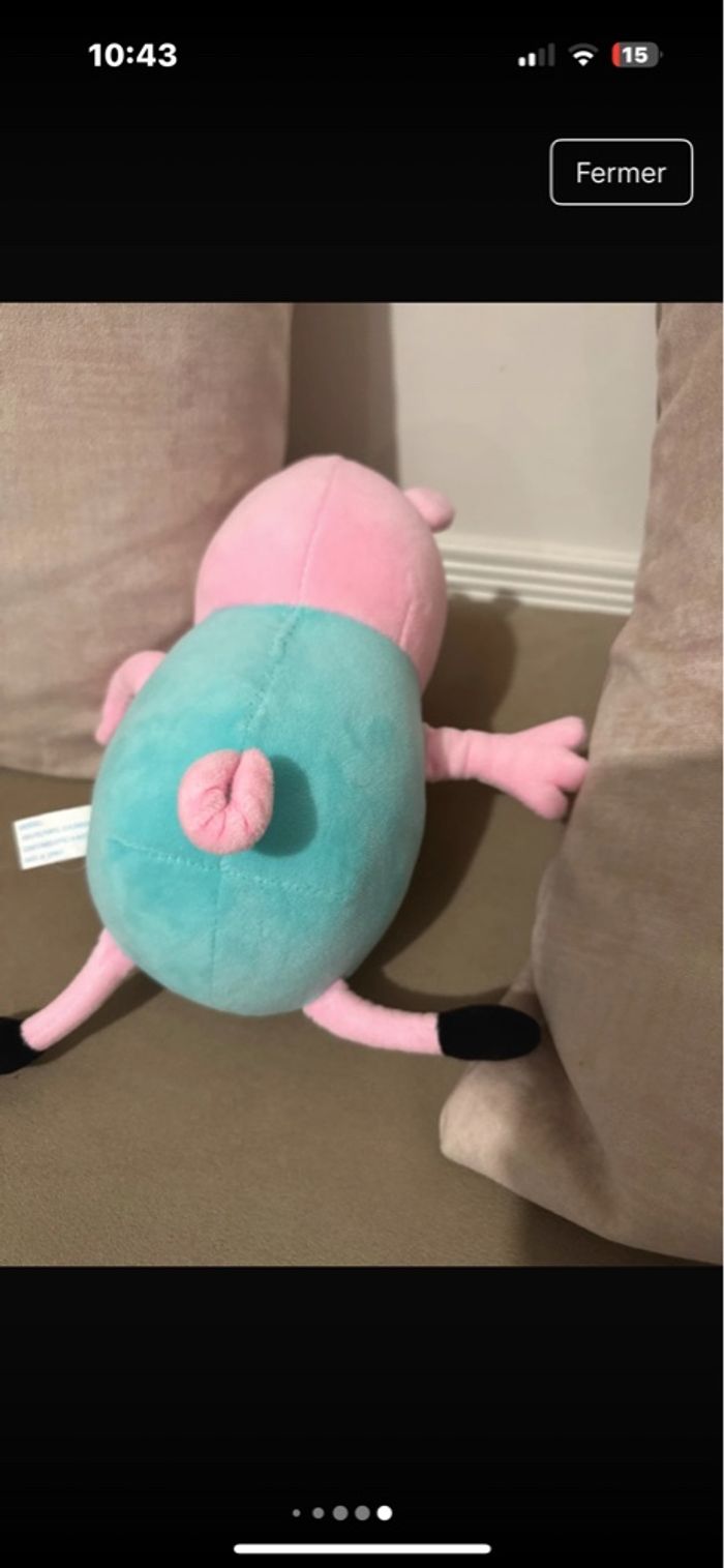 Peluche papa piG très bon état - photo numéro 4
