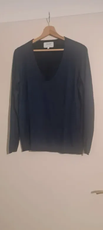 Pull bleu pailleté Sud Express