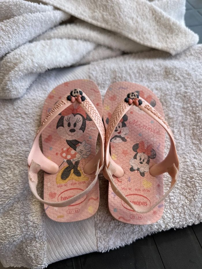 Tong havaianas Minnie taille 23/24 - photo numéro 2