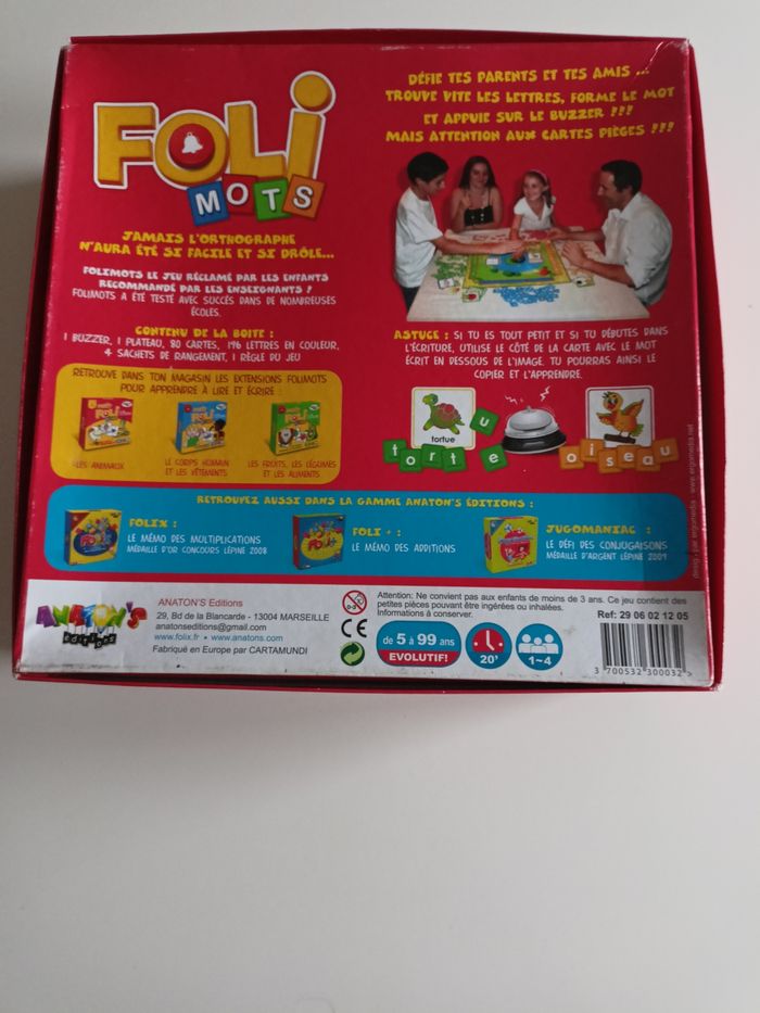 Foli mots le défi de l'orthographe anaton's éditions - photo numéro 2