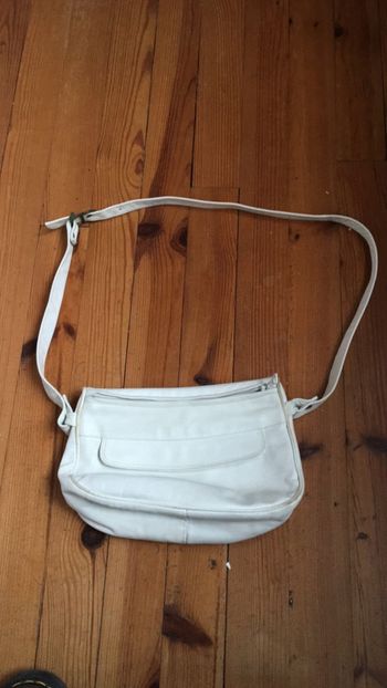 Sac bandoulière blanc