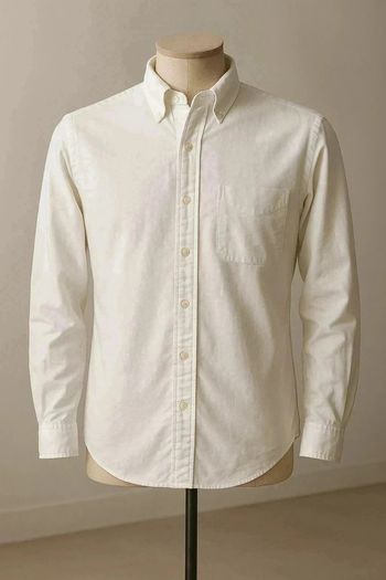 🔝 Chemise Ralph Lauren Custom Fit - Blanc Cassé (Taille M)