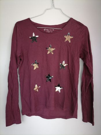 Tee shirt sequins 14 ans
