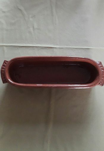 Plat en terre cuite