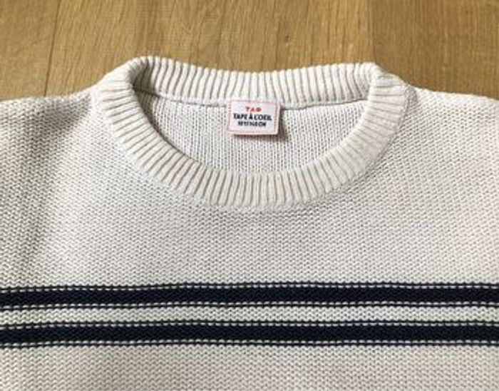 Pull tricot rayé garçon - photo numéro 4