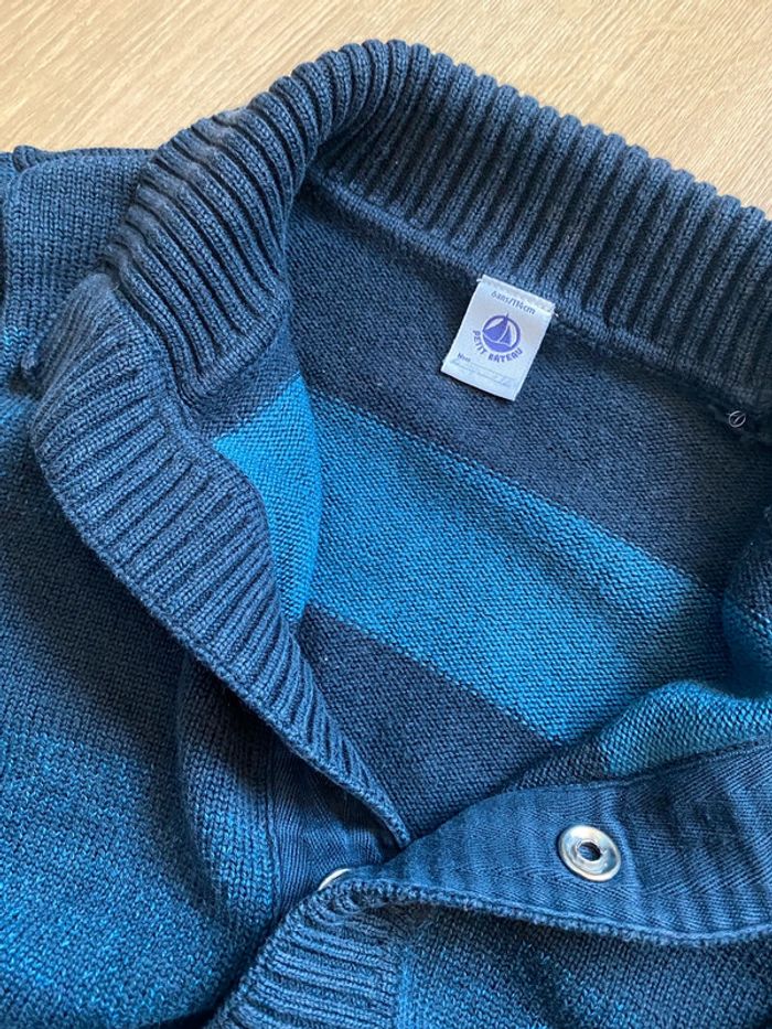 Gilet petit bateau bleu marine - photo numéro 4