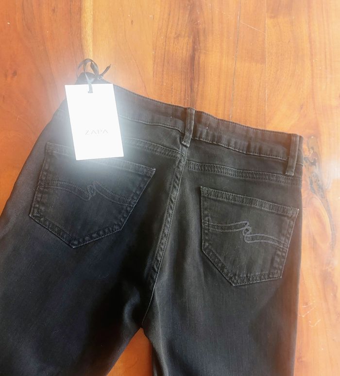 Jeans slim noir Zapa