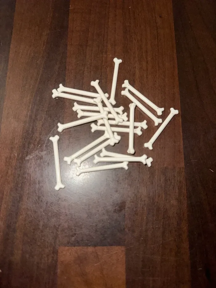 20 os Long accessoires Lego, Bone, Long réf 92691 White