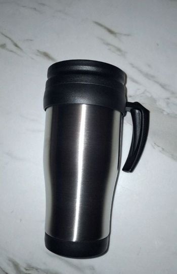 Gobelet thermique en acier inoxydable Gobelet isotherme Gobelet à café réutilisable Mug 400ml