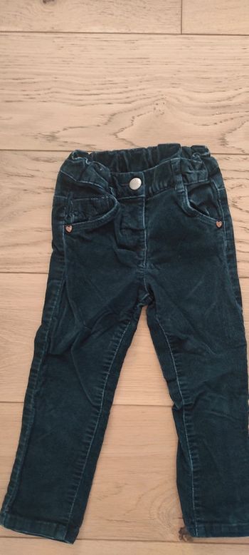 Pantalon velours Kiabi 2 ans