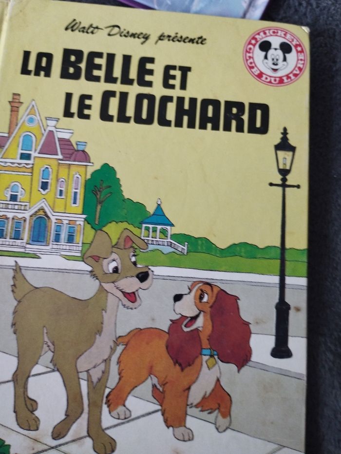 Livre Disney la belle et le clochard