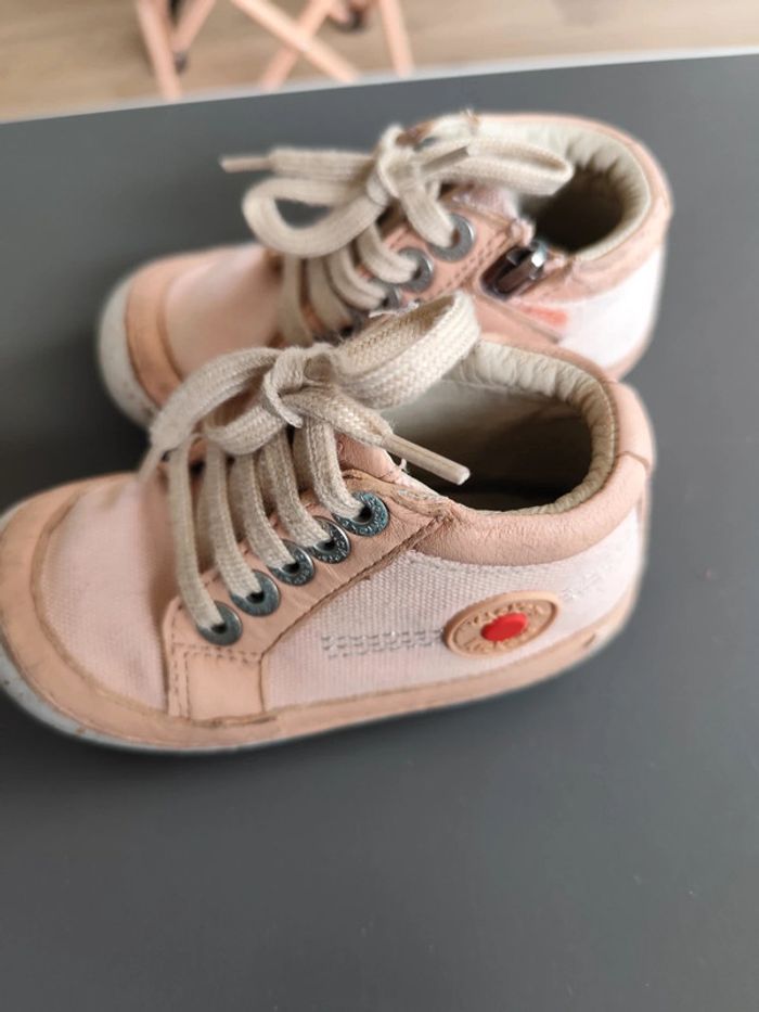 Bottines sonistreet rose Kickers souples - photo numéro 2