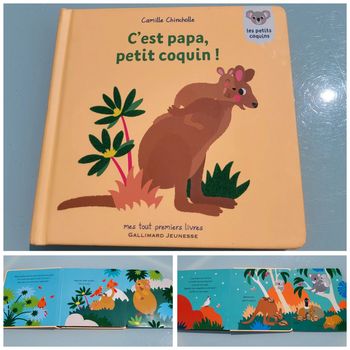 Livre à toucher 🐨 C'est Papa, petit coquin! 🦘 Mes tout premiers livres