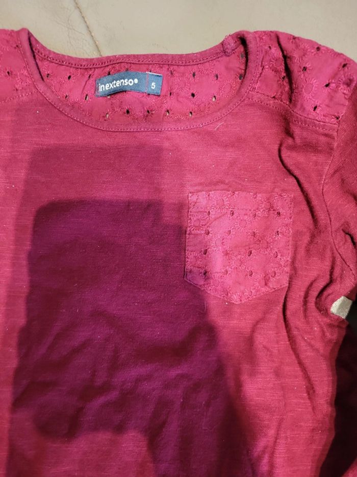 Tee shirt fille 5 ans ,in extenso - photo numéro 2