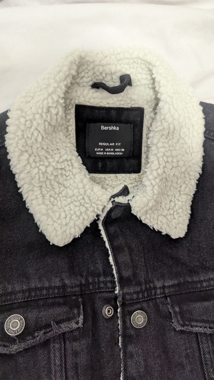 Veste en jeans noir - photo numéro 2