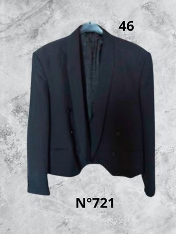 N°721 Blazer noir T46. Boston homme.